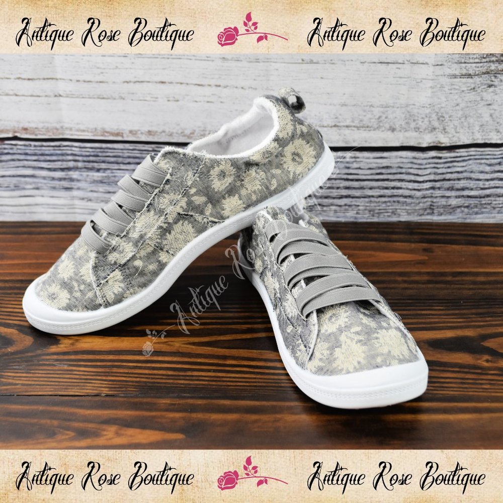 🌹 Very G Gypsy Jazz Charcoal Brayden Fashion Sneakers